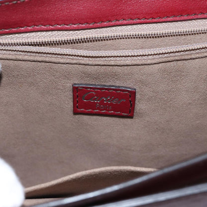 Cartier Red Leather Shoulder