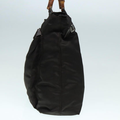 Gucci Brown Synthetic Bamboo