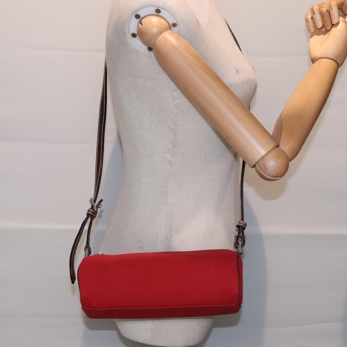 Burberry Red Canvas Blue Label