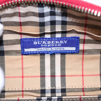 Burberry Red Canvas Blue Label