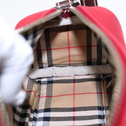 Burberry Red Canvas Blue Label