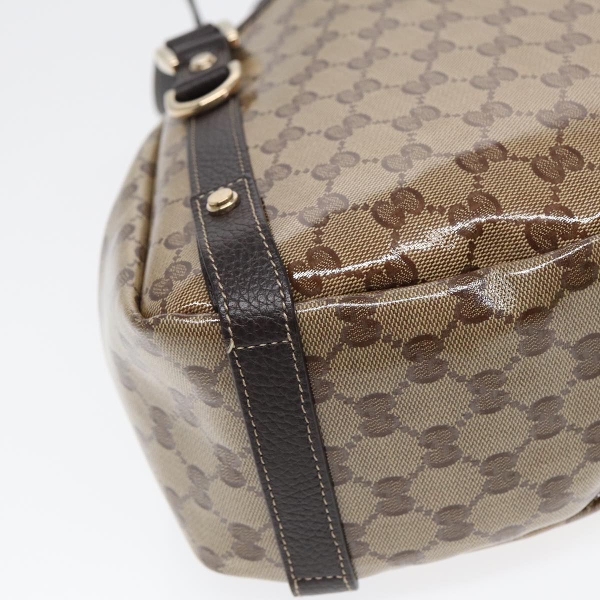 Gucci Brown Canvas Abbey