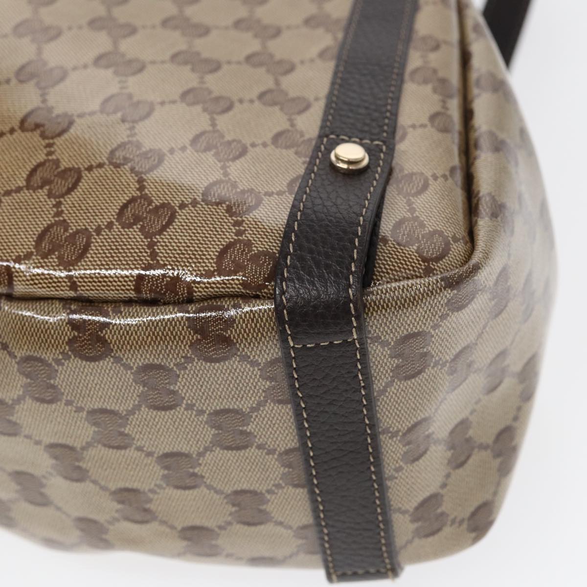 Gucci Brown Canvas Abbey