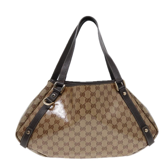 Gucci Brown Canvas Abbey