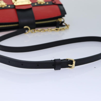 Louis Vuitton Red Leather Trunk