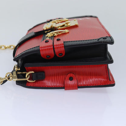 Louis Vuitton Red Leather Trunk