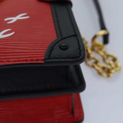 Louis Vuitton Red Leather Trunk