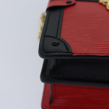Louis Vuitton Red Leather Trunk