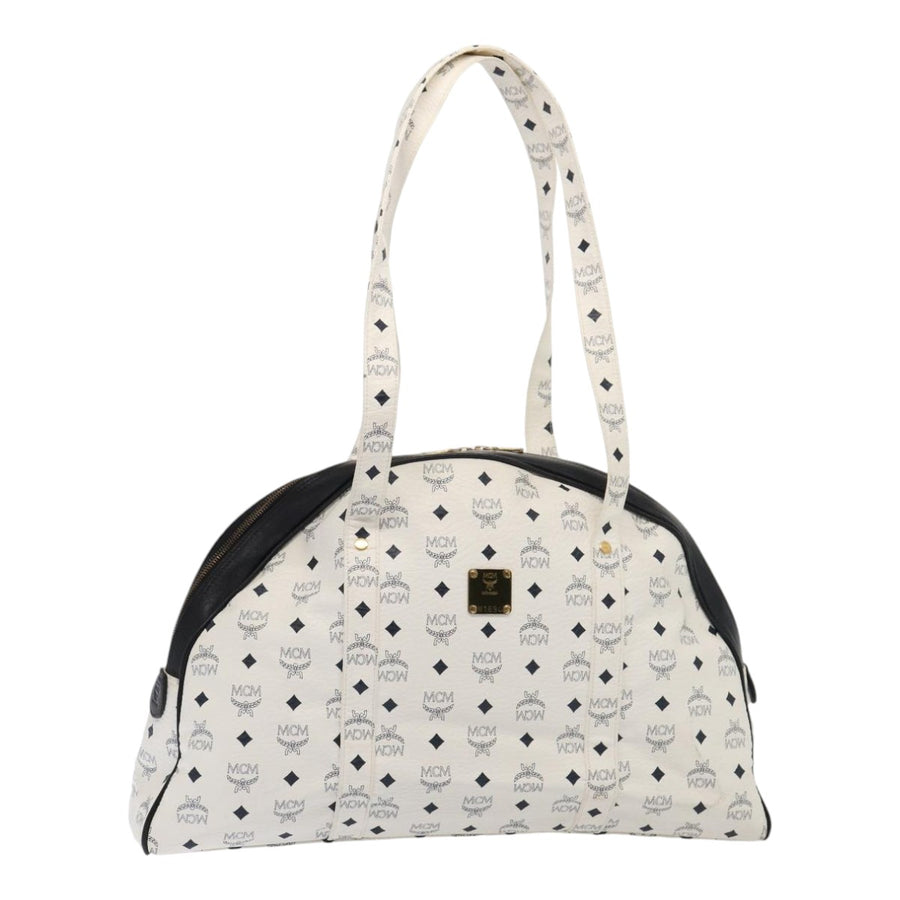 Mcm White Canvas Visetos