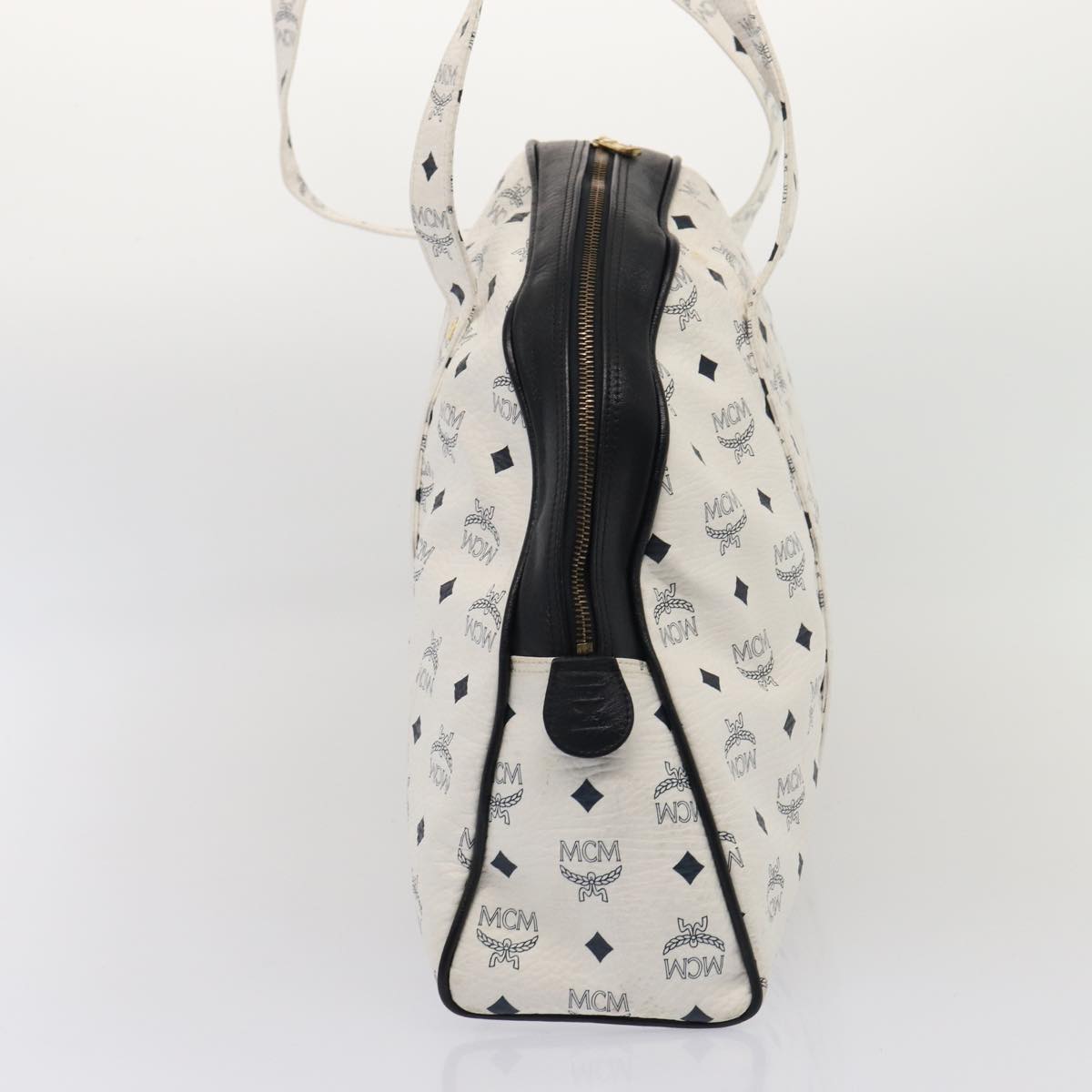 Mcm White Canvas Visetos