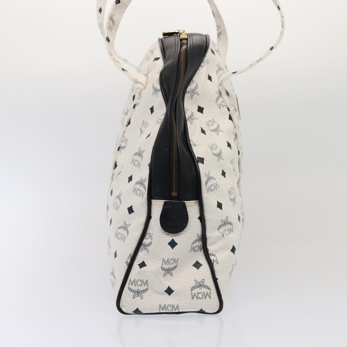 Mcm White Canvas Visetos