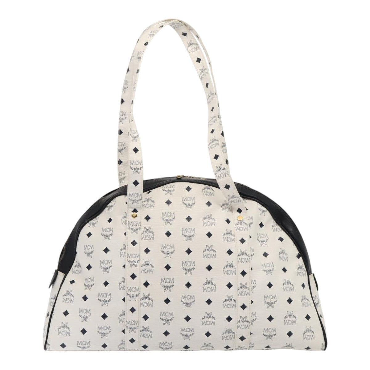 Mcm White Canvas Visetos