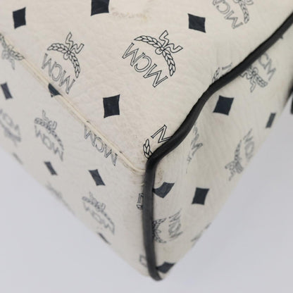 Mcm White Canvas Visetos