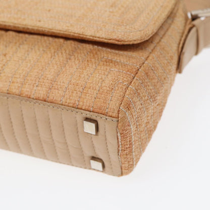Bally Brown Canvas Shoulder