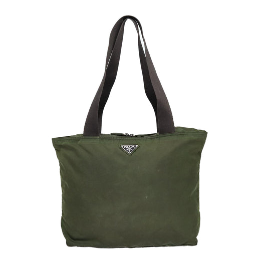 Prada Brown Synthetic Tessuto
