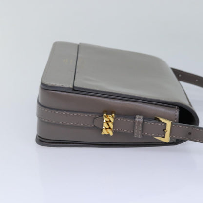 Burberry Gray Patent Leather Shoulder