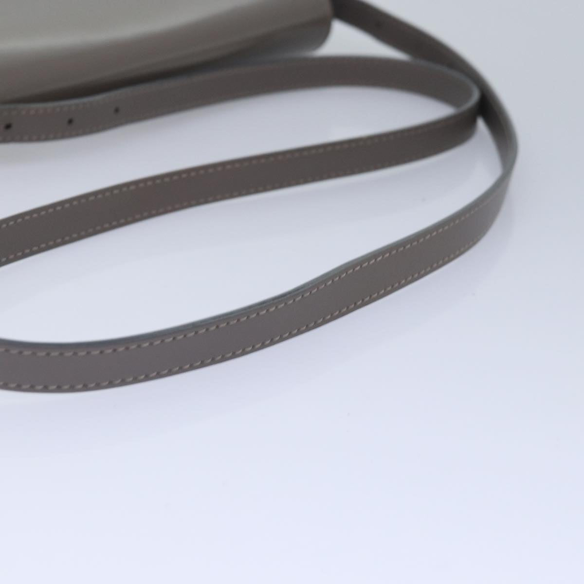 Burberry Gray Patent Leather Shoulder