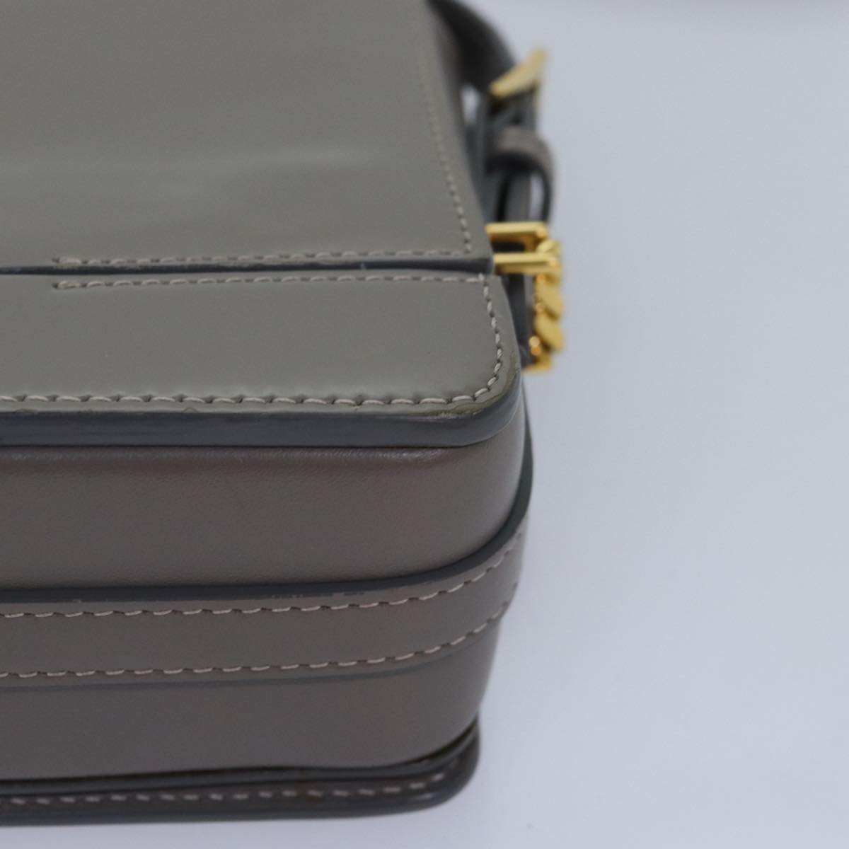 Burberry Gray Patent Leather Shoulder