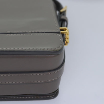Burberry Gray Patent Leather Shoulder