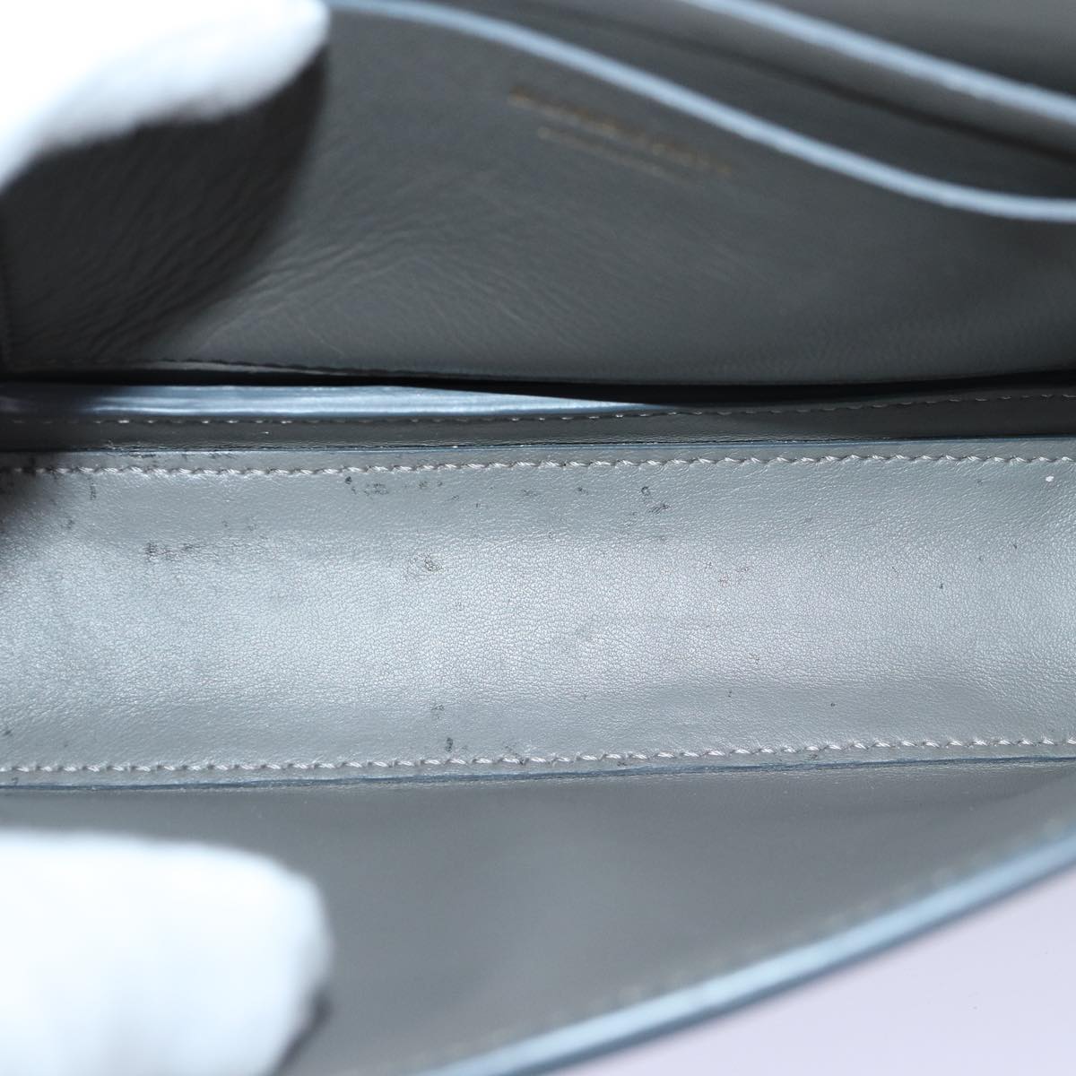 Burberry Gray Patent Leather Shoulder