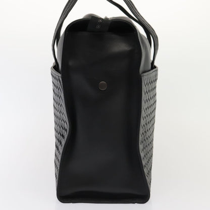 Bottega Veneta Black Leather Intrecciato