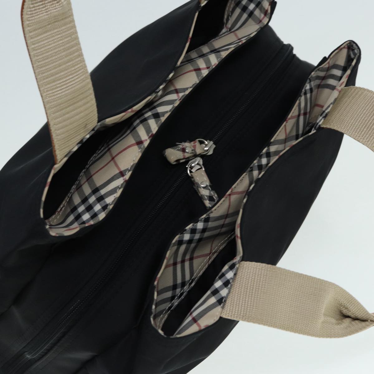 Burberry Black Synthetic Nova Check