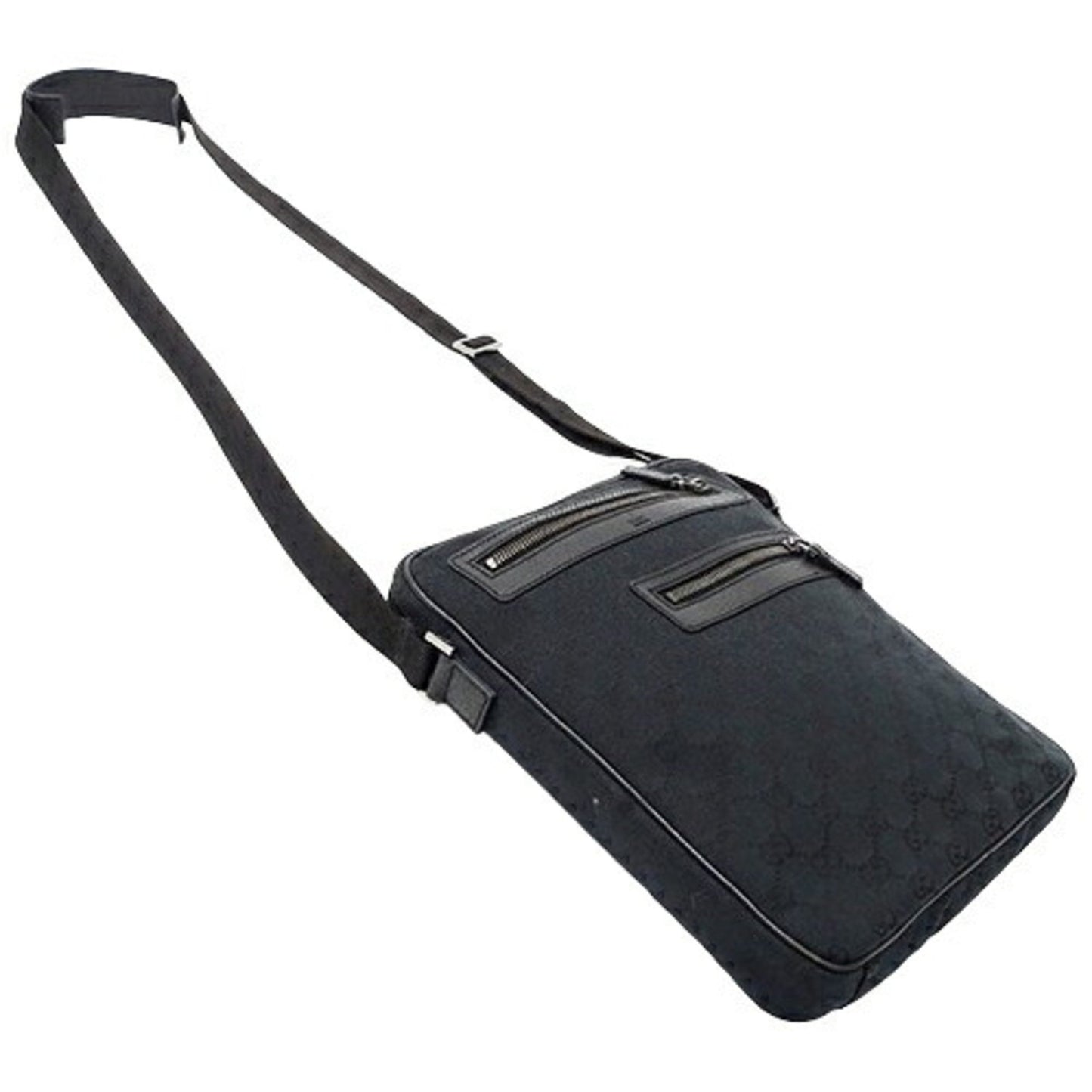 Gucci Black Canvas Gg Canvas