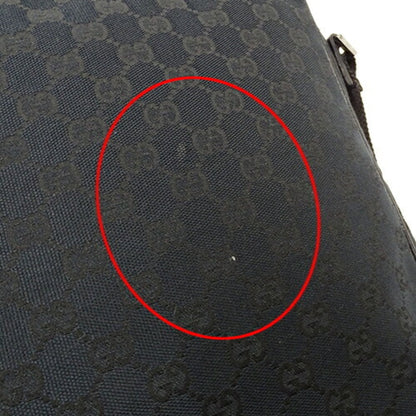 Gucci Black Canvas Gg Canvas