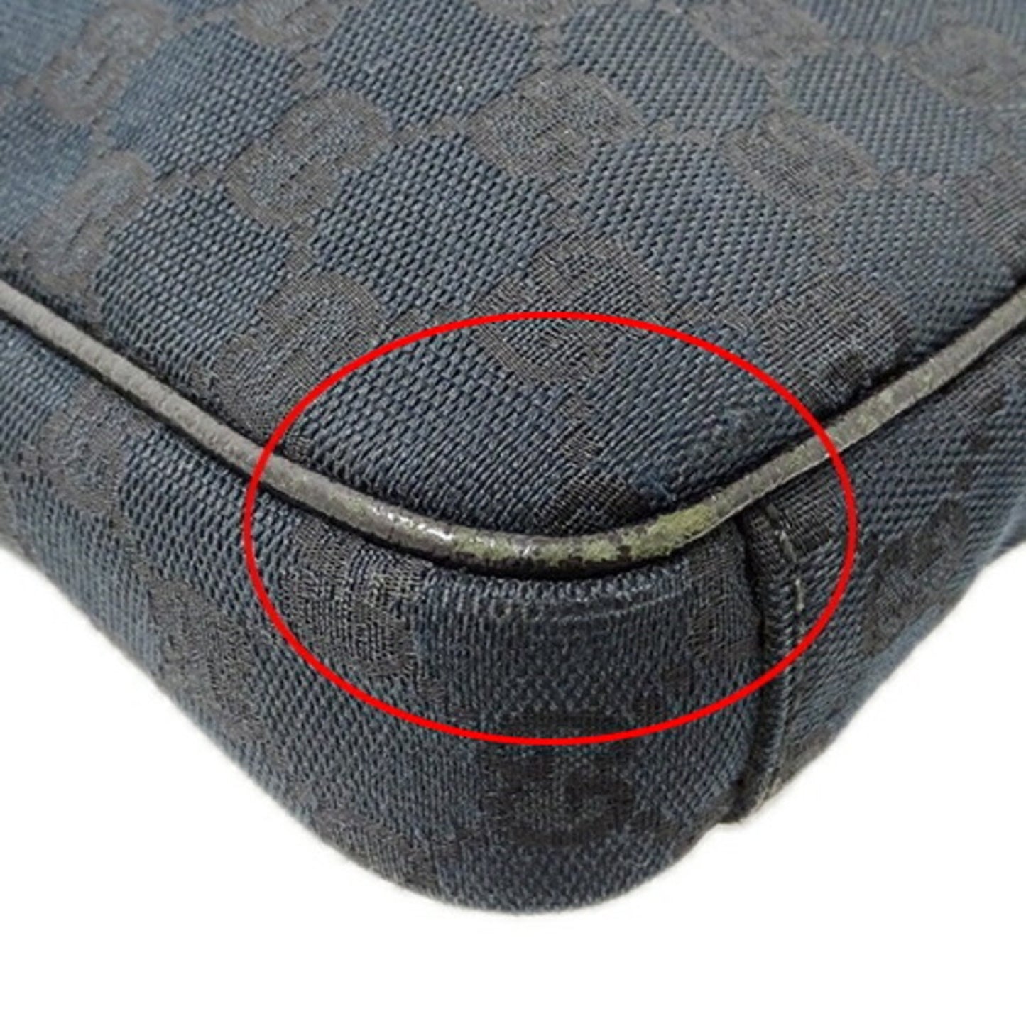 Gucci Black Canvas Gg Canvas