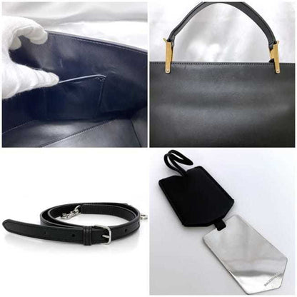 Balenciaga Black Leather Le Dix
