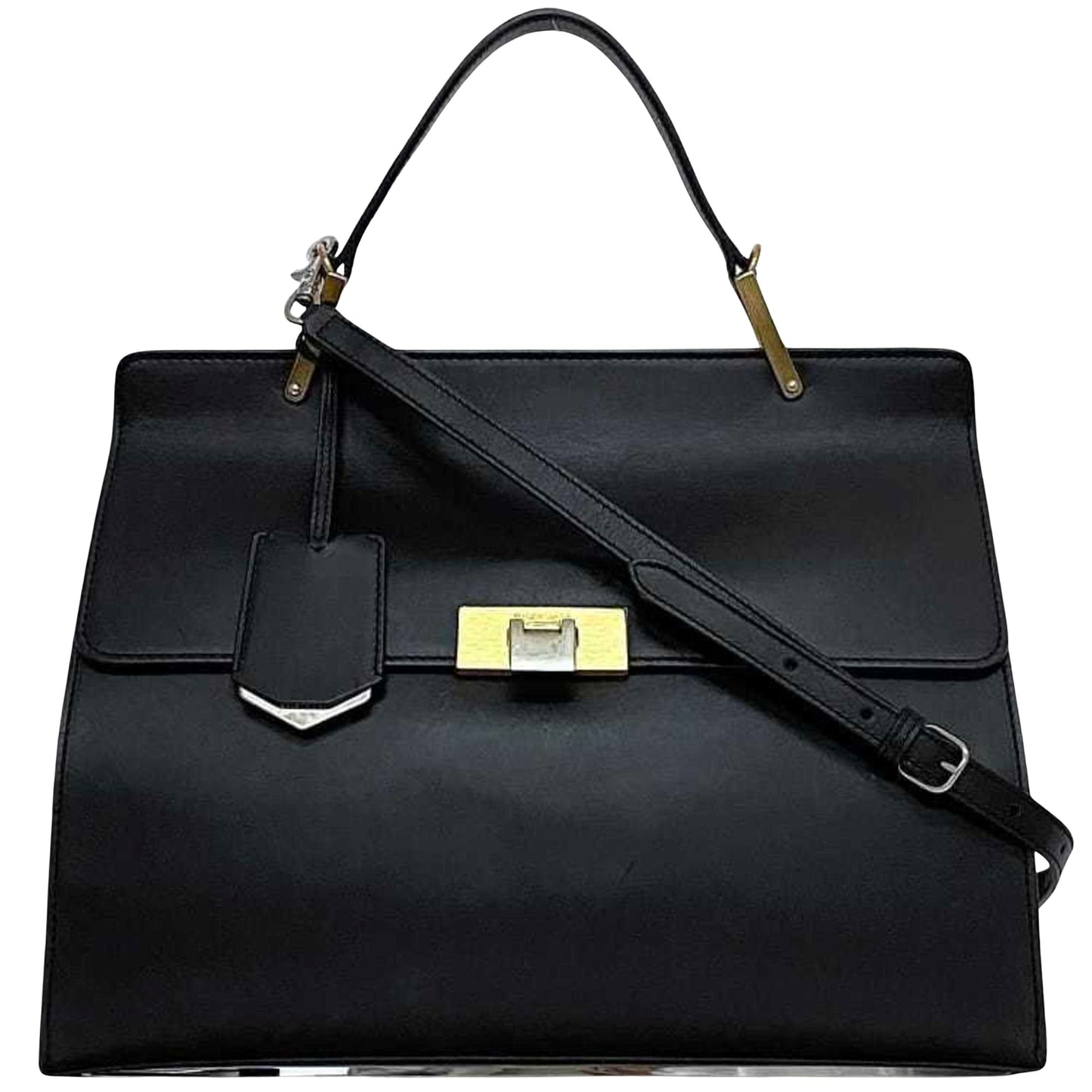 Balenciaga Black Leather Le Dix