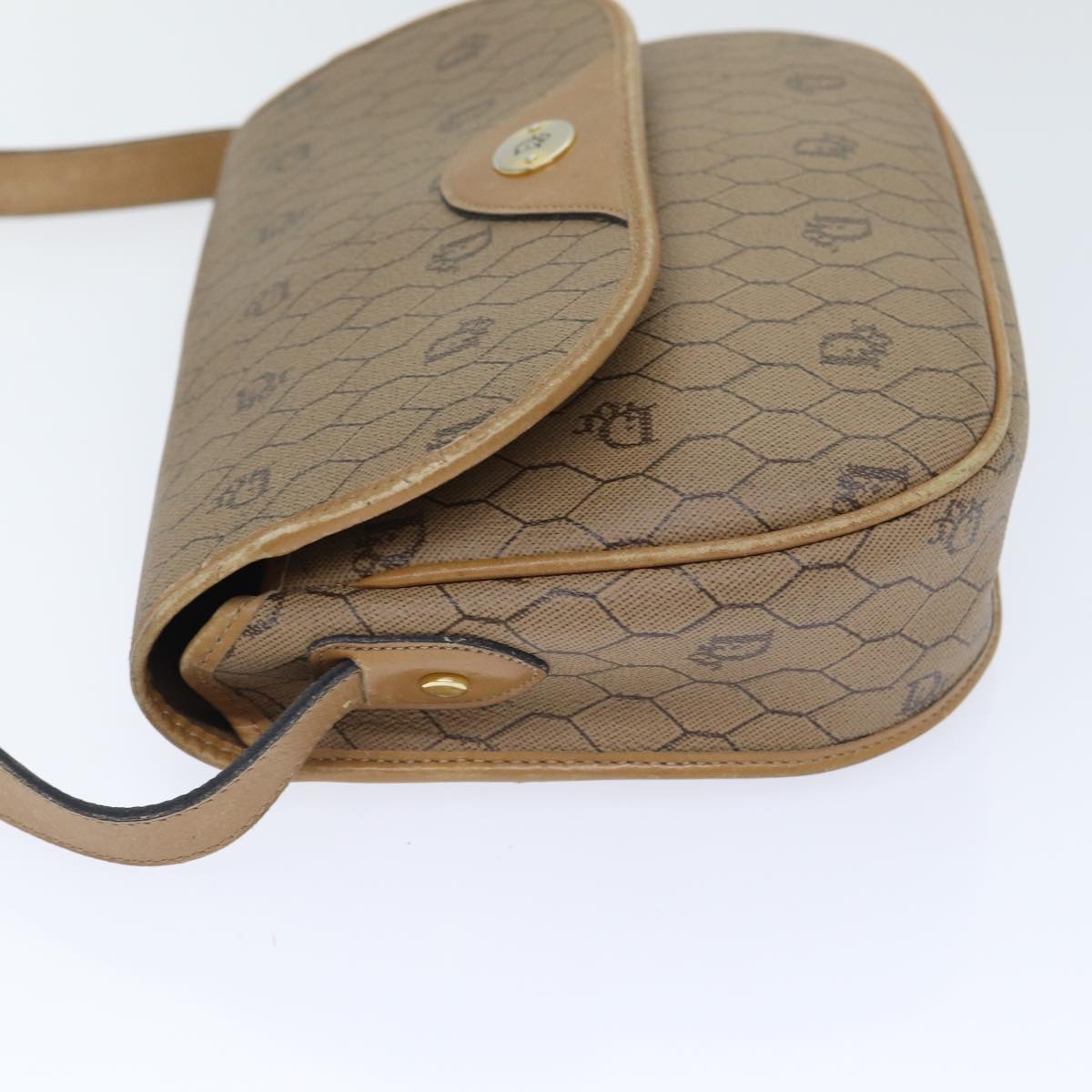 Dior Brown Canvas Honeycomb