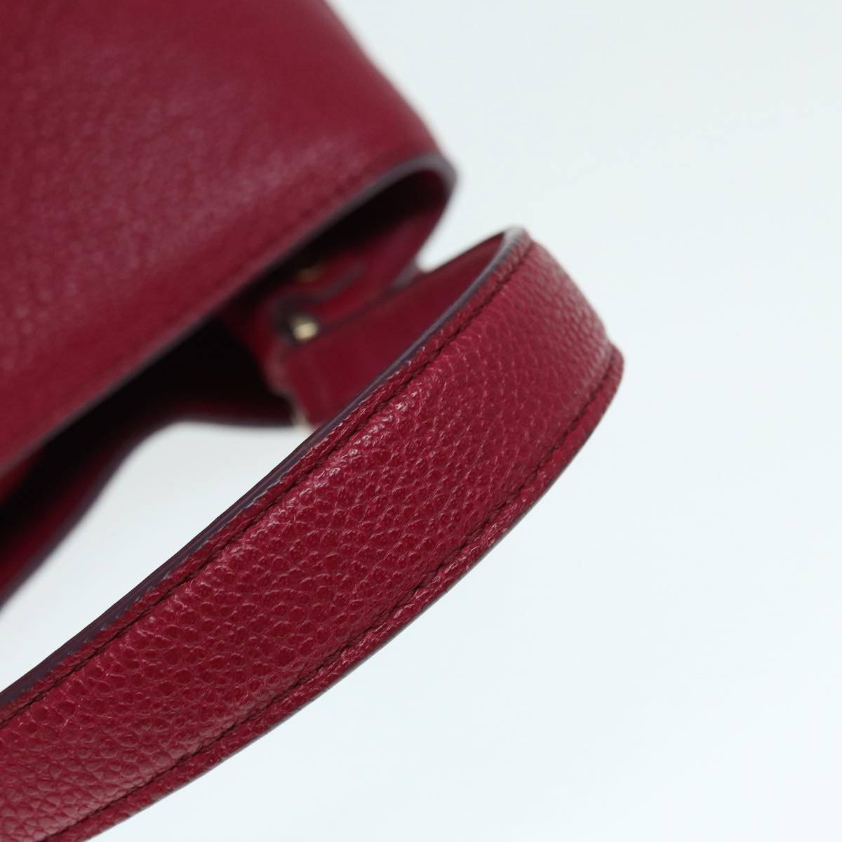 Mcm Red Leather Handbag