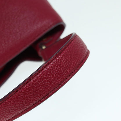 Mcm Red Leather Handbag