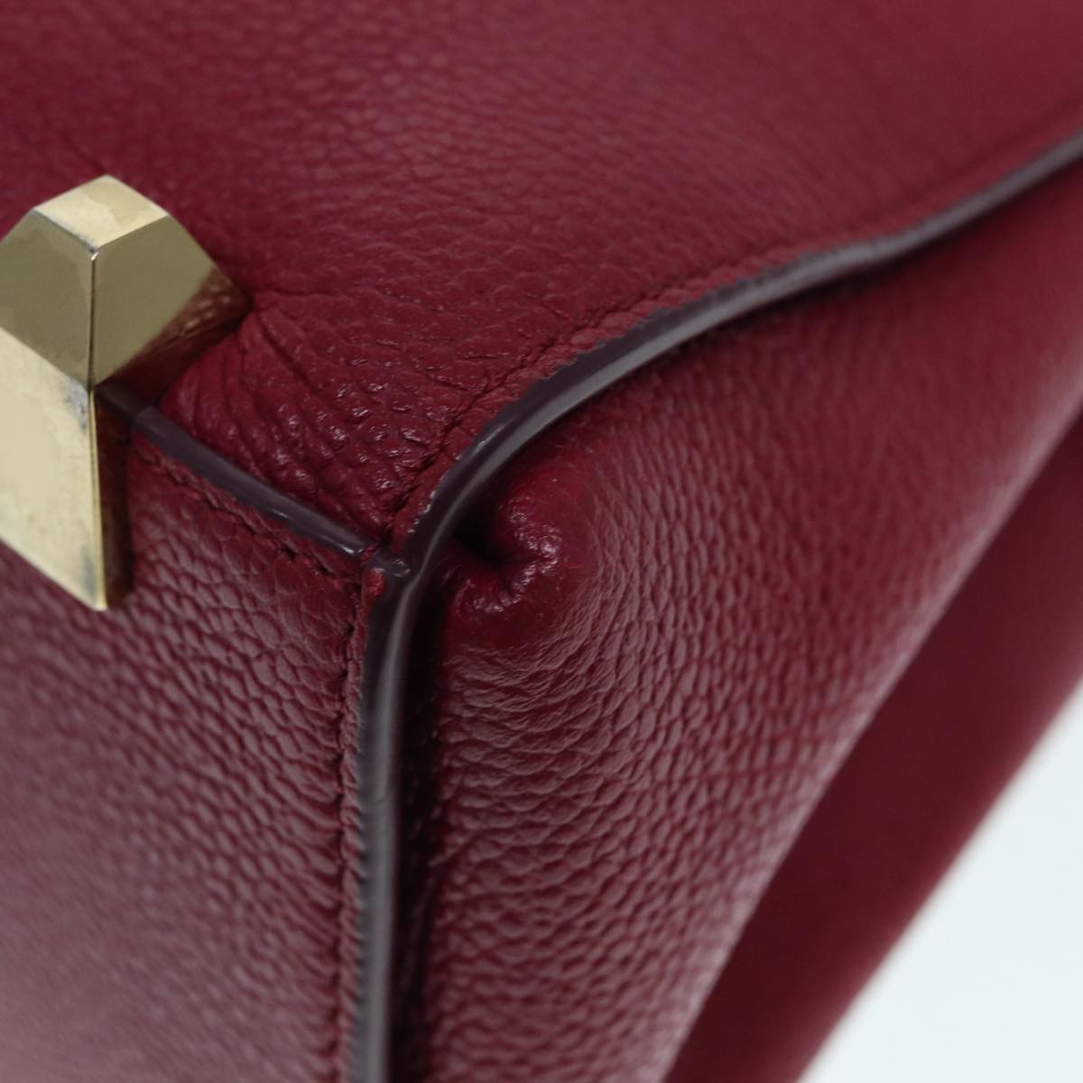 Mcm Red Leather Handbag