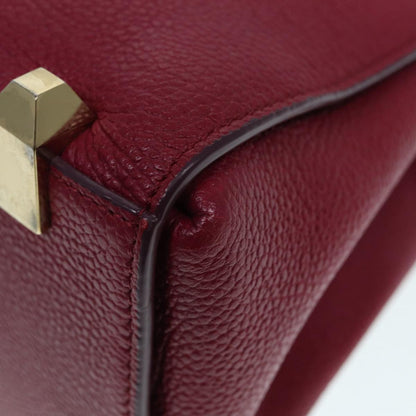 Mcm Red Leather Handbag