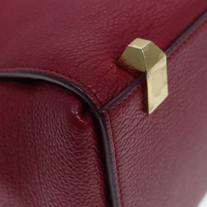 Mcm Red Leather Handbag