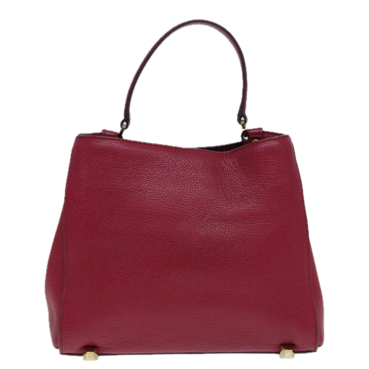 Mcm Red Leather Handbag