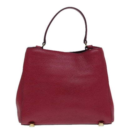 Mcm Red Leather Handbag