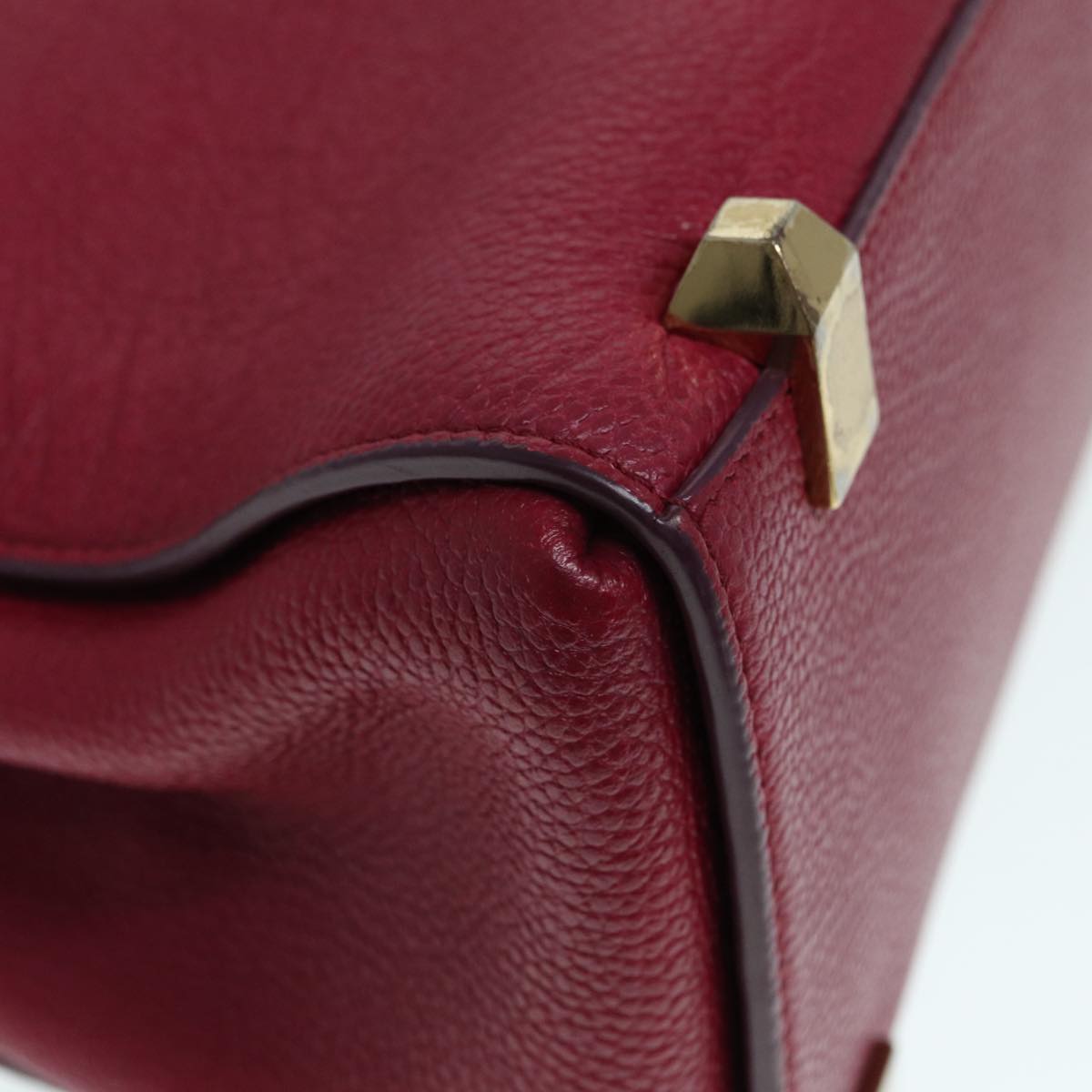 Mcm Red Leather Handbag