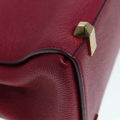 Mcm Red Leather Handbag