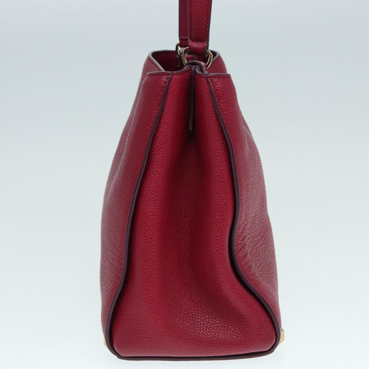 Mcm Red Leather Handbag
