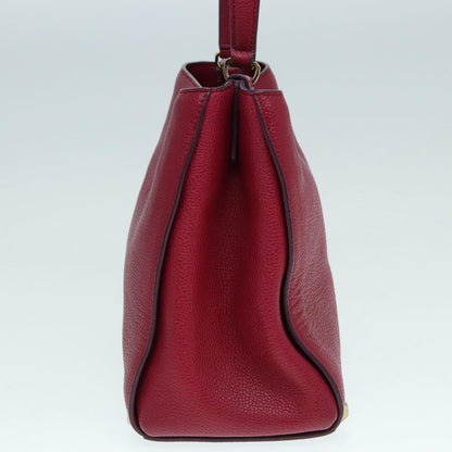 Mcm Red Leather Handbag