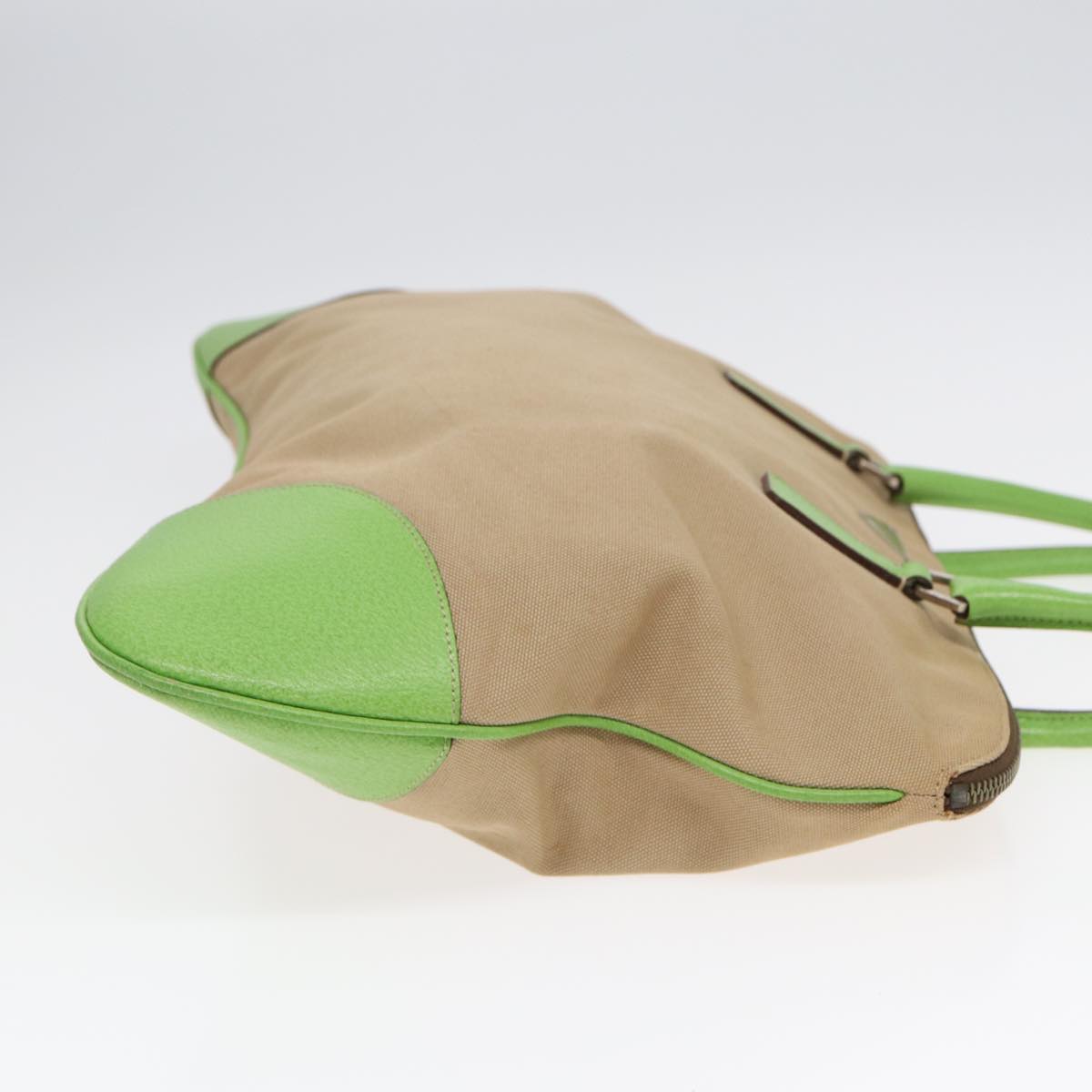 Prada Brown Canvas Bowling