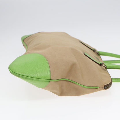 Prada Brown Canvas Bowling