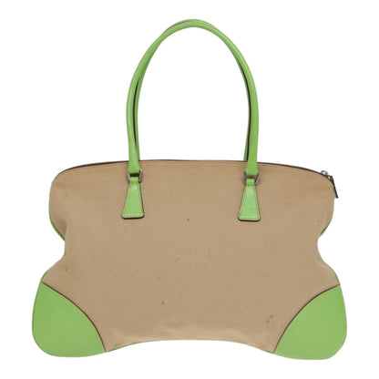 Prada Brown Canvas Bowling