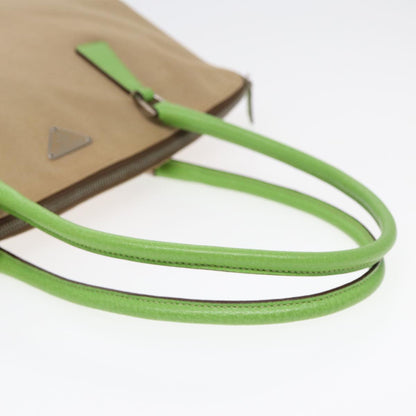 Prada Brown Canvas Bowling
