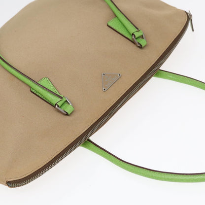 Prada Brown Canvas Bowling