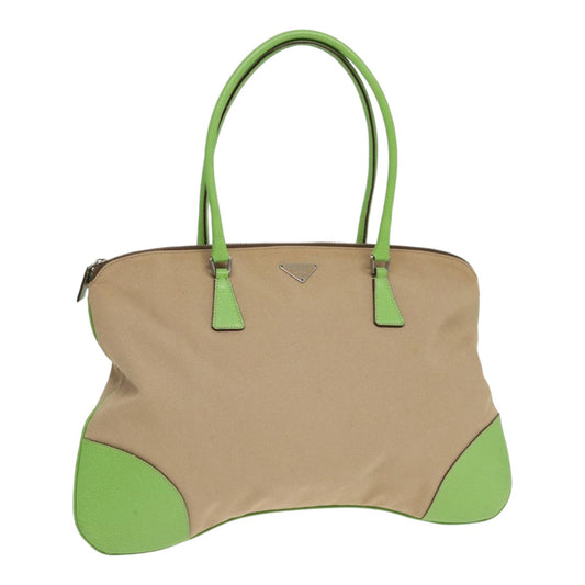 Prada Brown Canvas Bowling