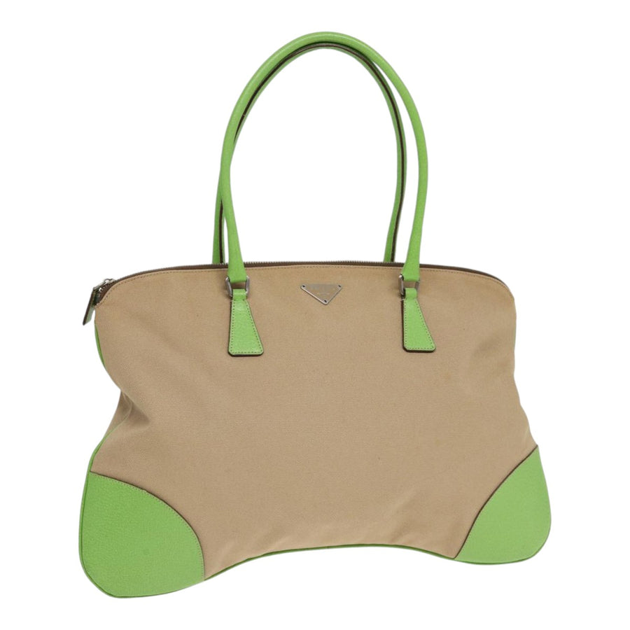 Prada Brown Canvas Bowling